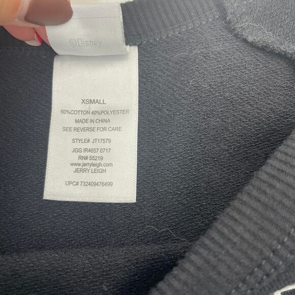 DISNEY Halloween Terry Sweatshirt Size XS Mickey Mouse Youth Size 10 - Picture 4 of 6